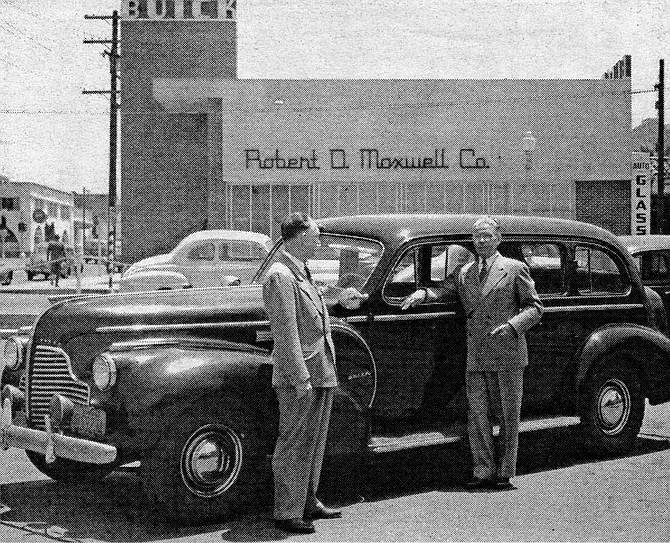 Local Buick dealer, c. 1940