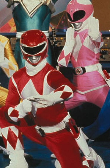 Red Ranger vs. Pink Ranger — who could choose?