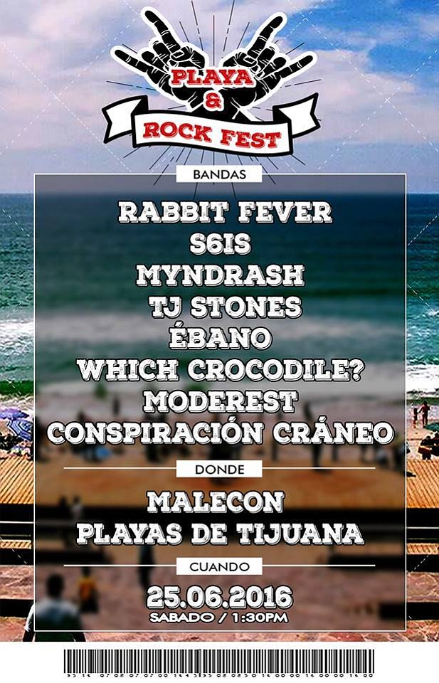 Playa & Rock Fest show poster