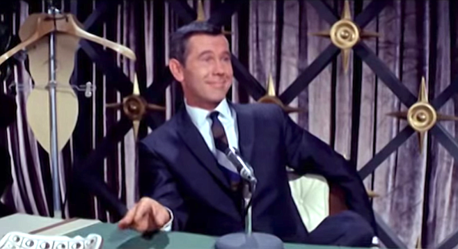 Johnny Carson’s only performance in a movie was as “Himself” in a 1964 Connie Francis musical comedy