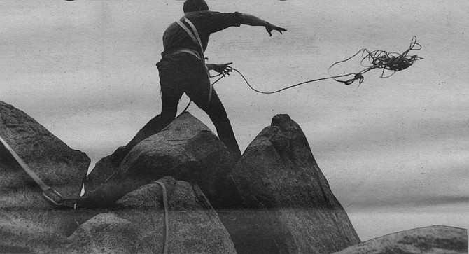 Harlan climbing Tahquitz Rock - Image by Robert Burroughs