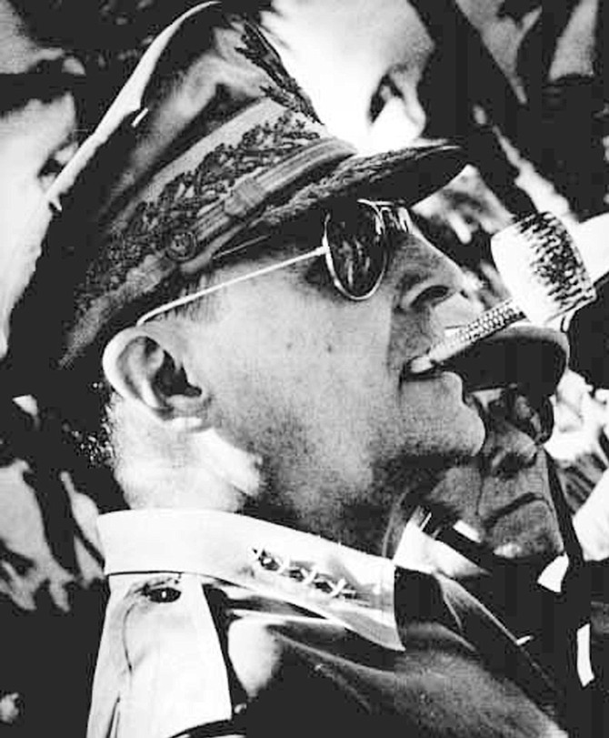 General MacArthur. "Ghengis Khan once wrote: 'No one can win a winter war in the land of the Mongols.' MacArthur must have cut that history class at West Point." 