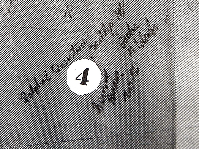 This note refers to a drug deal Quintero and Gacha did together in 1986 that Plumlee says “must have been related to the contras, since I was involved.”