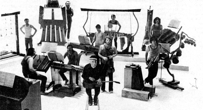 Harry Partch had a special affection for the Marimba Eroica, four Sitka spruce bars attached to the tops of four slender, boxlike resonators.