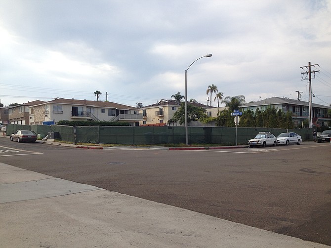 One block down from Emerson duplexes is a lot on Garrison and Locust ready for condos. 