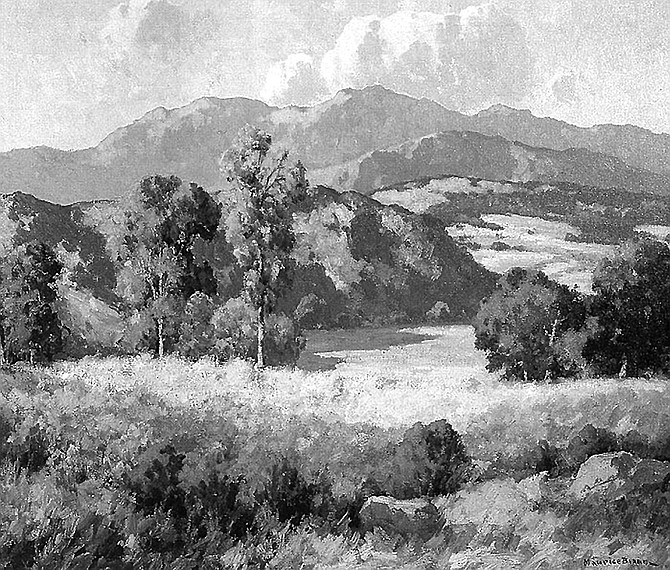 San Diego’s early landscape painters— Maurice Braun and Charles A. Fries — got labeled the “Eucalyptus School.” - Image by Maurice Braun