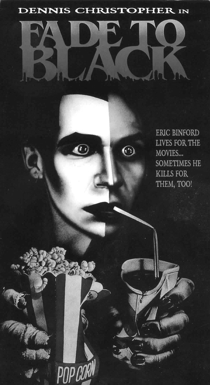 In 1980, we ran Fade to Black with Dennis Christopher, who appears with half his face painted white as Dracula. When a customer arrived with his face made up the same way, I considered invoking the right to refuse admittance.