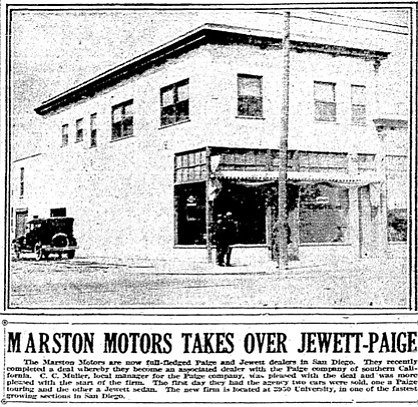 "Built in 1919, these are buildings from a time before East San Diego annexed into the City of San Diego. There’s almost nothing left from that period." (SDUT May 4,  1924)