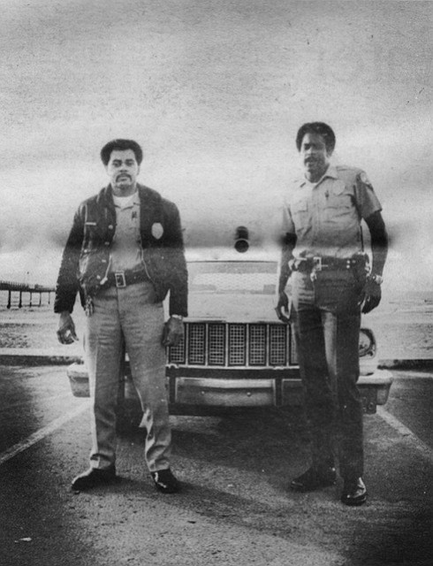 San Diego Policemen in Ocean Beach