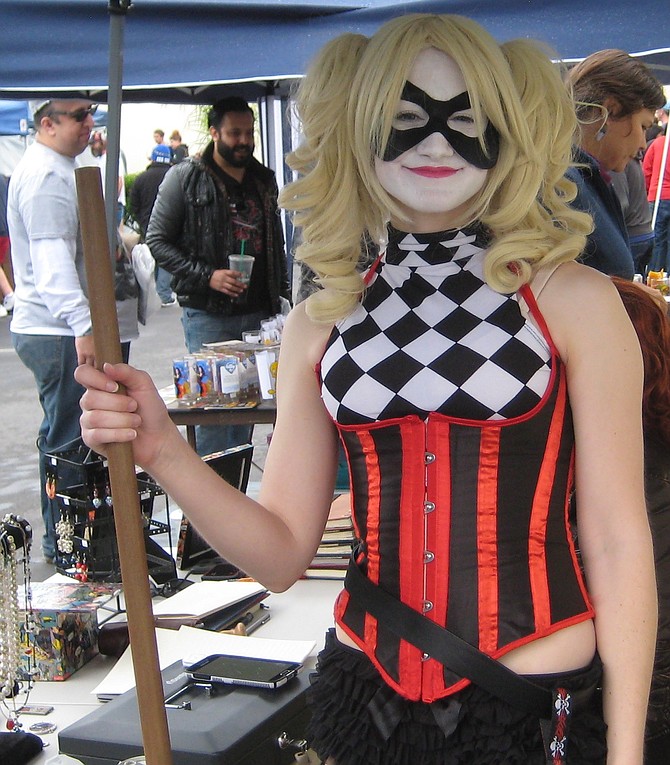 Harley Quinn from DC Comics at Free Comic Book Day event at Southern California Comics
