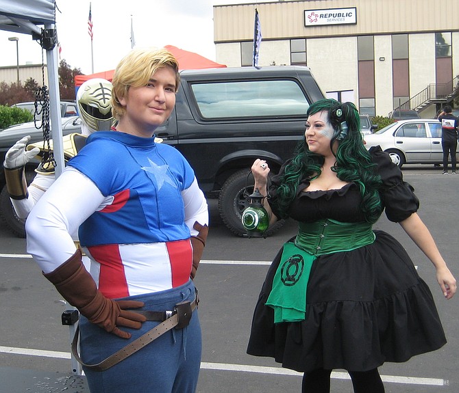 Marvel Comics' Captain America and DC Comics' Green Lantern