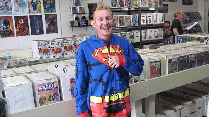 Superman cosplay at San Diego Comics