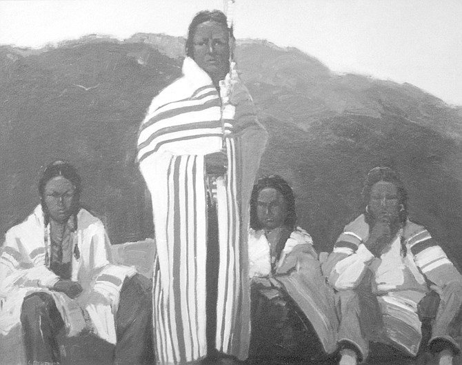 California Indians by George Spangenberg in the Milches' Kensington home.