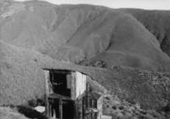 Warlock Mine, c. 1975. First worked in 1870, suspended operations in 1957.