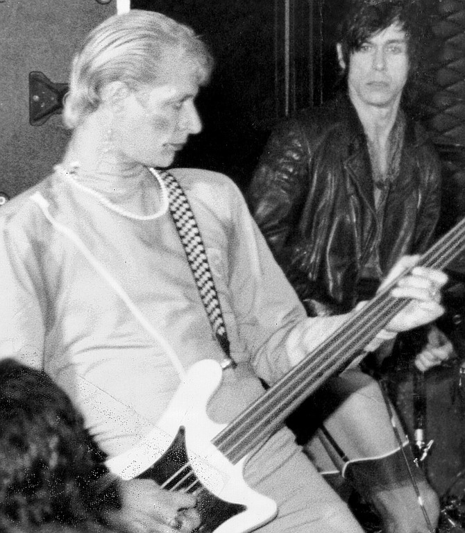 Michael Page and Iggy Pop. I took Glen Matlock’s place in Iggy’s band.