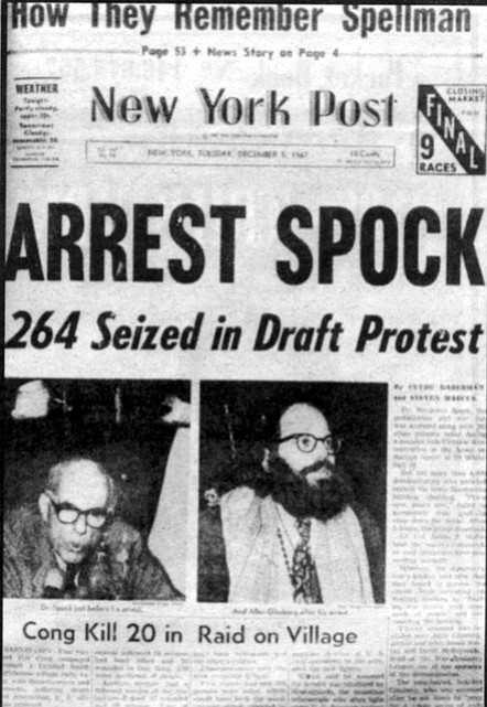 December 5, 1967. In 1968, the U.S. Justice Department indicted him and four other activists for conspiracy to counsel, aid, and abet resistance to the draft.