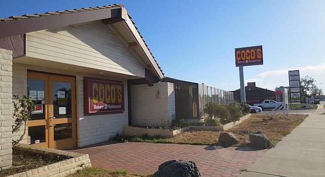 Coco’s closed in April 2015 after being in the same spot since 1999.