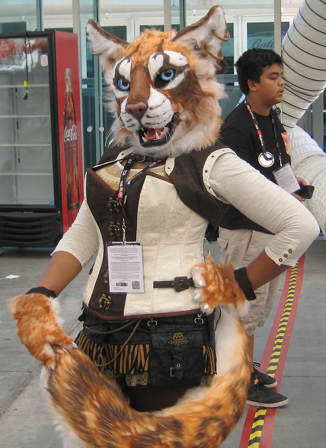 one of the Tiger people at Comic-Con