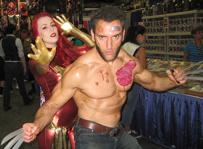 Phoenix (Jean Grey) and Wolverine
