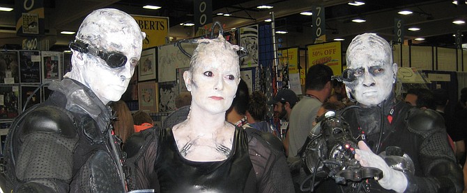 Borg from Star Trek: The Next Generation at Comic-Con