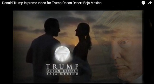 Still taken from Trump’s Baja Resort promo video, which began to include the haunting, regretful visage of the great developer only after the project failed, a development that has baffled paranormal researchers and mystic spiritualists alike. “If anything,” says Trump of the ghostly image, “it shows how much I care about quality.”