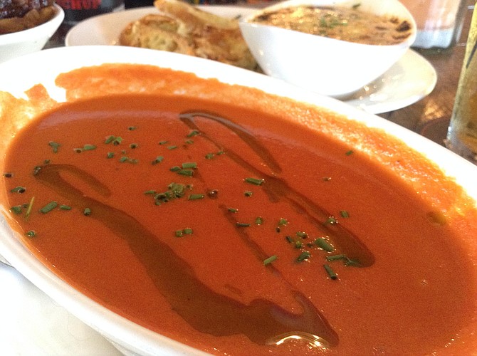 Jimmy's Famous herbed tomato bisque
