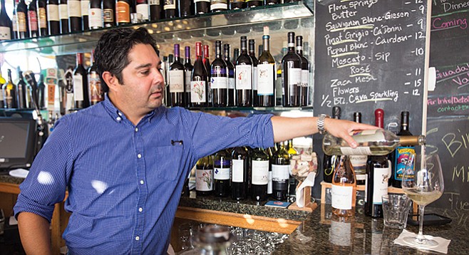 Gilbert Bravo at Proprietors Reserve wine bar - Image by Andy Boyd
