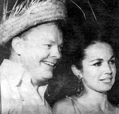 Mr. and Mrs. Clifford Graham, July 1967. "Kathy Graham could sure spend that money. They bought Bing Crosby’s old ranch out there in Rancho Santa Fe, Rancho Osuna, and Cliff totally remodeled it for her."