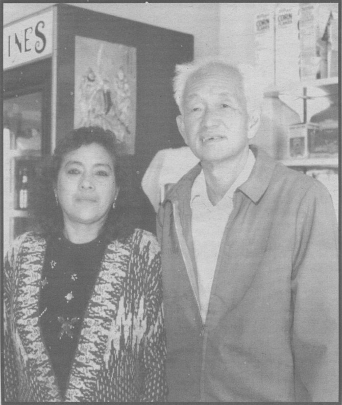 Mr. Hui and waitress, Flor de Loto. "The Tarahumara Indians say they’re Mongolians who walked across the land bridge. The Mexicans cheated them, sold them rotten goods. The Chinese didn’t cheat them. They liked the Chinese."