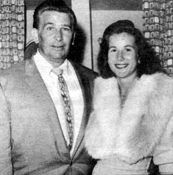 Mr. and Mrs. Vic Tanny, September 1958. Kathy had once been married to Vic Tanny, the self-made son of Italian immigrants who founded one of the nation’s first chains of fitness clubs back in the late 1950s.