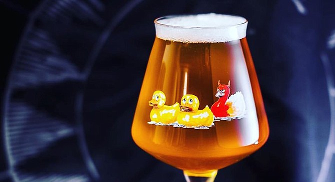 If these ducks look worried, it's probably because they're not sure whether their online beer purchase made it through or not.