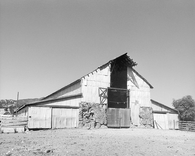 Barn on the site of asistencia Santa Margarita de Cortona