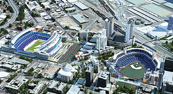 Stadium proposal rendering