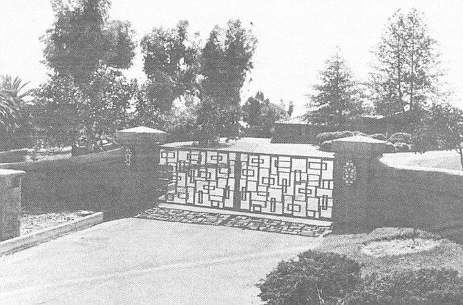 According to the county recorder's office this house of Patrick Frega's on Las Cuestas in Rancho Santa Fe was assessed on Ocotober 31, 1986 at $1,003,480.