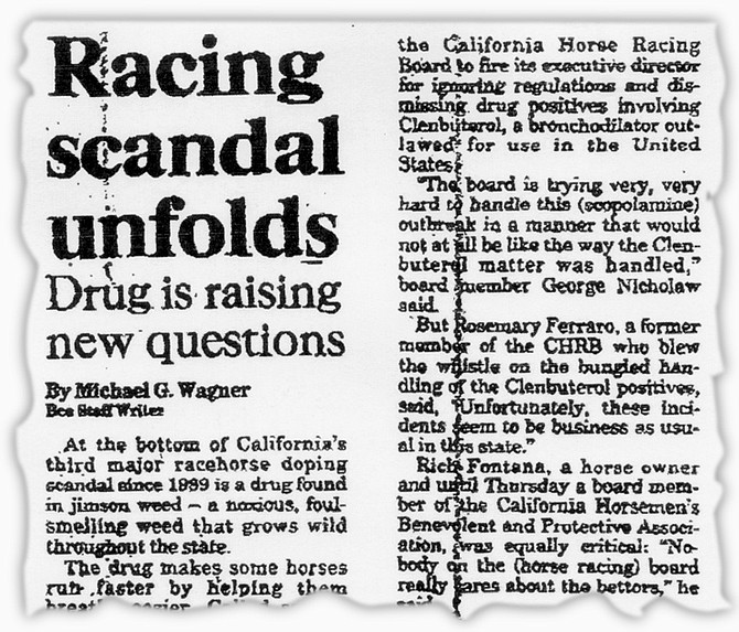 From The Sacramento bee, June 24, 1994. Mandella today states that the Bee story was premature.