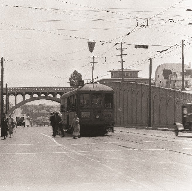 “That bridge did more to put North Park on the map than anything else I can think of.” (Photo: SOHO, 1923)