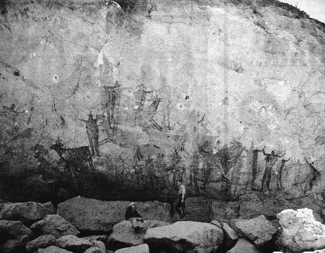 Crosby and Acre at Cueva Pintada, c. 1972