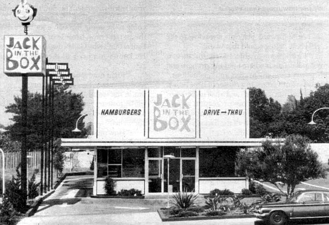 Jack in the Box restaurant, c. early 1970s