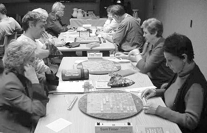 Players focusing on their games
