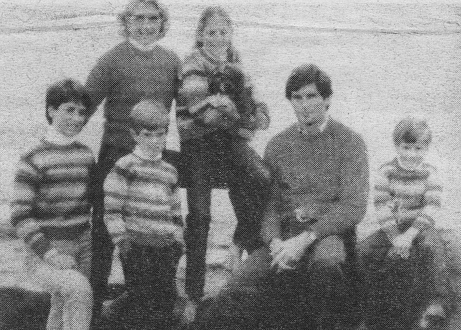 Broderick family, November 1984
