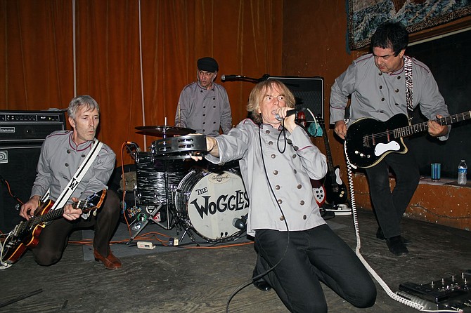 Garage-rocking Atlanta band the Woggles play Tiki Oasis at Crowne Plaza on Sunday!
