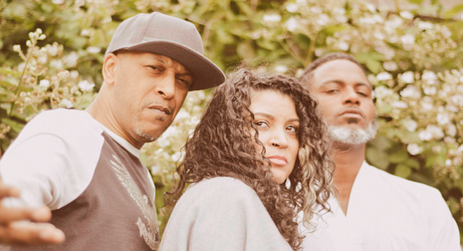 Jazzy hip-hop trio Digable Planets realign on the Belly Up stage Saturday night.
