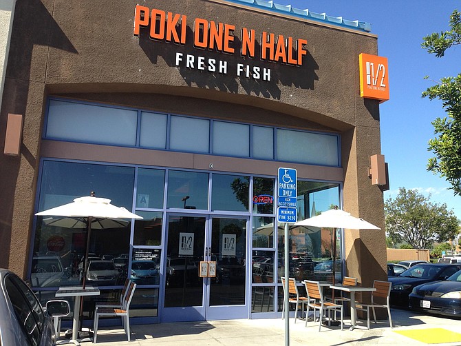 The first of three planned poke shops from the new local chain