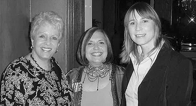Marianne McDonald, Pat Launer, Bridget Brigitte at Rancho Santa Fe
