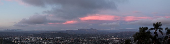 El Cajon Sunset from Mt. Helix