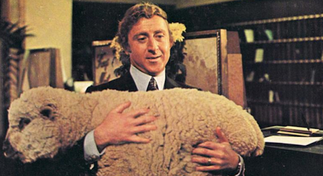 Gene Wilder and Daisy in Woody Allen’s Everything You Always Wanted to Know About Sex...