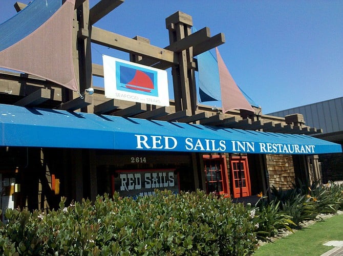 The Red Sails Inn served San Diegans for nearly 60 years (nearly 100 if you count its original locale on the Embarcadero in the 1920s).