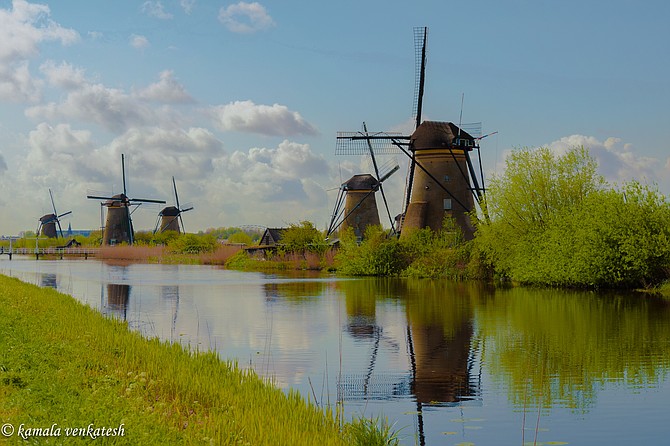 Windmills of Kinderdijk-UNESCO World Heritage Site, South Holland