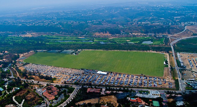 San Diego Polo Fields (the view southward)