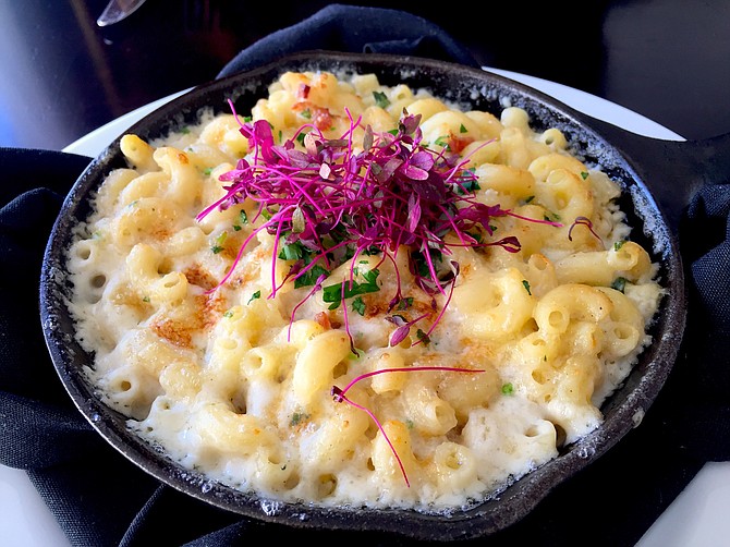 A toothsome mac'n'cheese, great for sharing